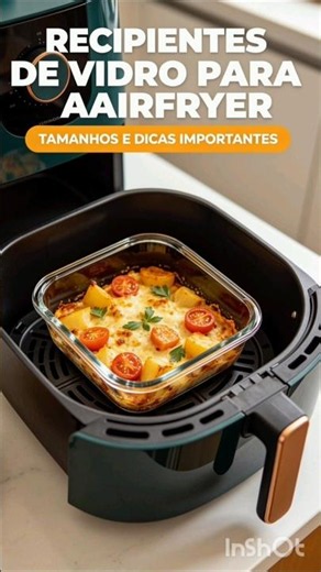 Be careful with the type of containers you use when placing them in the air fryer.