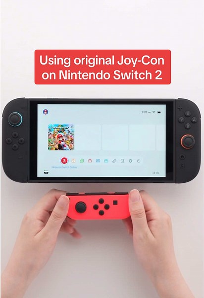 Utilizando Joy-Con originales en Nintendo Switch 2