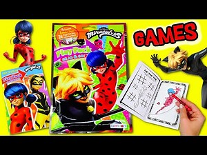 Miraculous Ladybug and Cat Noir Games, Play Pack Activity Book