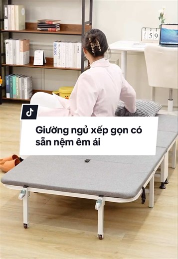 Giường ngủ xếp gọn - Tiết kiệm không gian hiệu quả