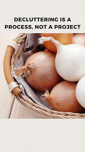 Decluttering your home isn’t just a one-and-done event! Layer by layer, you’ll reveal the calm under the chaos. ❤️ ⭐️ Drop a comment below and spill the tea: What’s your biggest decluttering struggle? Let’s swap tips and peel back the layers together! 🧅 #DeclutterJourney #DeclutterLikeABoss #declutter #OrganizingAdventures | Somewhat Simple