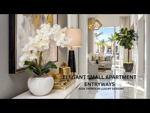 2026 Small Apartment Entryway | Luxury And Elegance in Every Detail