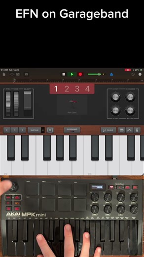 EFN on GarageBand