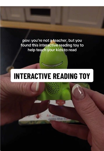 Early reading made fun 📚✨ This interactive toy helps kids learn words   phonics by letting them tap, hear, and repeat in a way that feels like play. With flashcards, stickers, and even a voice record feature, it turns reading practice into a game—building confidence while keeping them engaged. Perfect for ages 2–6. Linked in the orange cart so you can snag it for your little learner 👶👏 #learningtoys #sightwords #homeschool #tiktokshopfalldealsforyou #tiktokshopcreatorpicks