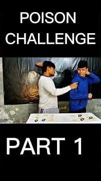 POISON CHALLENGE 🫣🤫 | DAILY CHALLENGE VIDEO #challenge #yt #india
