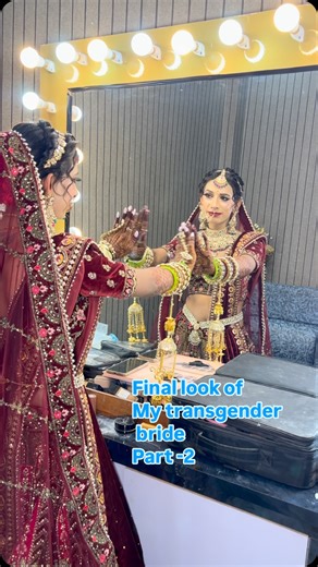 Cut_n_care_ on Instagram: "Here is the final look of my transgender bride#makeup #motivation #makeupartist #transgengender"