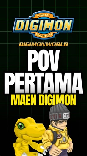 POV pertama Kali nyoba main digimon world - Digimon World (PS1) #digimon #retrogaming