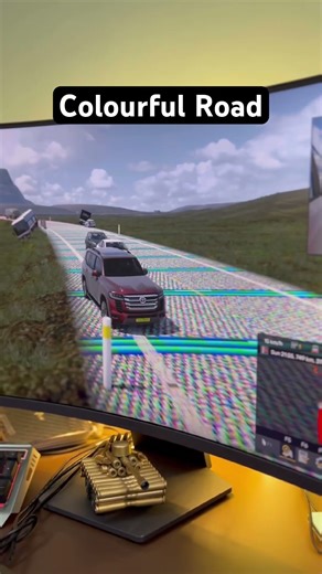 ETS2 Has This Colourful Road?! 🤯 | Realistic Driving Experience #ets2 #shorts