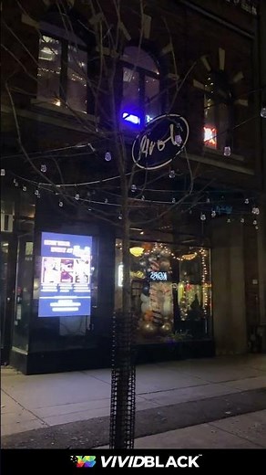 Restaurant Window LED Sign Installation | Rivoli | Toronto