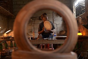 Produksi Alat Musik Rebana di Boyolali