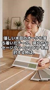 LIXILラシッサDノースフォレストで後悔しない北欧ナチュラルな室内ドアと床選び #lixilリフォームショップ