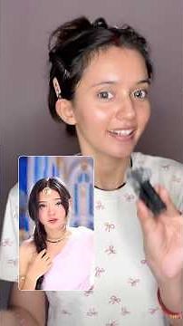 Makeup tutorial of viral Radha Rani look 🌼🫶🏻 #makeuptutorial