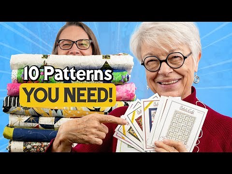 Top 10 MOST POPULAR Quilt Patterns of 2023!
