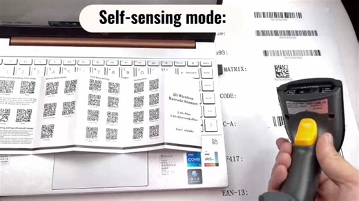 Watch Barcode Scanner 2D QR Data Matrix 1D Bar Code Scanner on Amazon Live