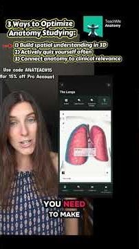 3 anatomy study strategies that actually work #anatomy #anatomyandphysiology #stem #sponsored