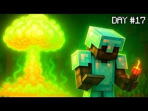 Surviving a Toxic Radioactive Wasteland in Minecraft