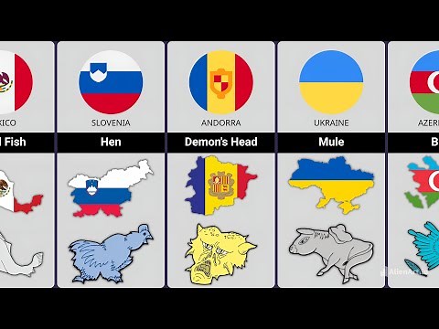 Realistic Country Shapes