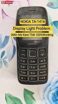 NOKIA TA -1416 Display Light Solution||Ta-1416 Display Light How to Repair Only 2min Time _2025