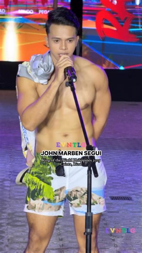 3.1K views · 20 reactions | King of the World Philippines 2025 candidate JOHN MARBEN SEGUI, representing Cainta, Rizal, introduces himself during the R.A.M. P. Swimwear Show. #JohnMarbenSegui #KingoftheWorldPhilippines #KingoftheWorldPhilippines2025 #Eventologie | Eventologie | Facebook