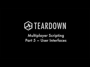 Multiplayer Scripting Part 5 - User Interfaces