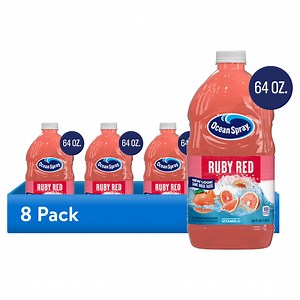 (8 pack) Ocean Spray® Ruby Red Grapefruit Juice Drink, 64 fl oz Bottle