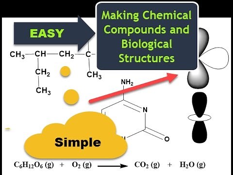 Tutorial ChemOffice :Making chemical compounds and biological structures