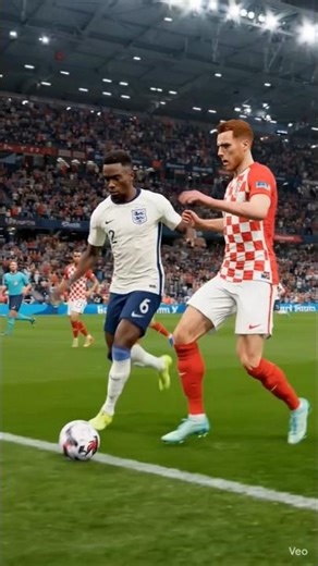 England vs Croatia 🔥 Revenge Clash | Kane vs Modrić ⚔️ Epic Battle #shorts #England #Croatia