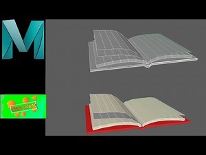Book modeling MAYA TUTORIAL for BEGINNERS 2019 | Book tutorial