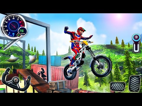 Extreme Dirt Bike Stunt Racing - Trial Mania Motocross Impossible Mega Ramp Racer - Android GamePlay