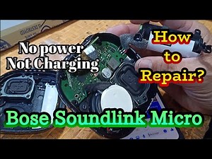 Bose Soundlink Micro not charging no power how to repair...