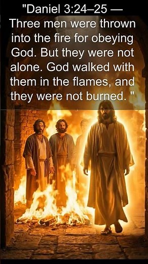 The Fiery Furnace - Daniel 3:24–25