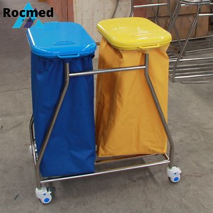 [Hot Item] Hospital Stainless Steel Laundry Linen Trolley/Dressing Trolley/Hospital Nursing Trolley Best Price