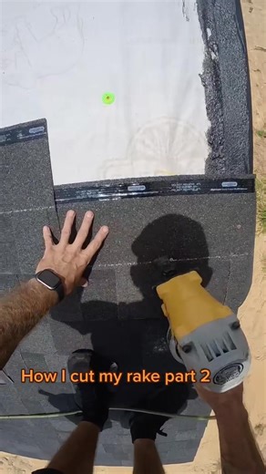 19K views · 111 reactions | How I cut my rake part 2 https://linktr.ee/tarmasterroofingstore #roofing | The Tarmaster | Facebook