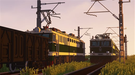 [Minecraft]电力更新 洛阳专属机6K Immersive Railroading Voxel CNR alpha 8.5.1