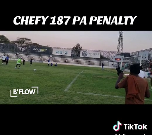 Exciting Penalty Kick Moment in Soccer Match