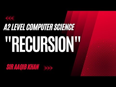 A level Computer Science 9618 Paper 3- RECURSION