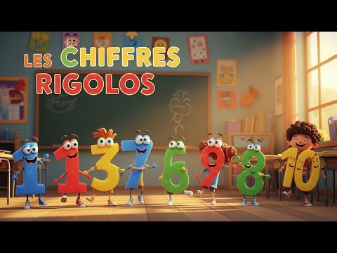 LES CHIFFRES RIGOLOS 🔢😄 – Comptine pour enfants | Apprendre à compter en chanson