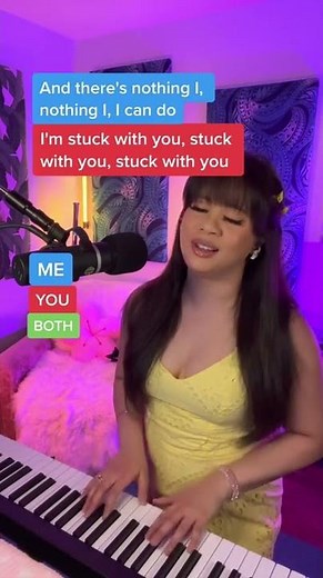 Stuck With You - Ariana Grande & Justin Bieber - Duet (Sing With Me) #arianagrande #justinbieber
