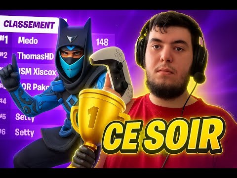 [Live Fortnite FR] 🔴 Cup Recharge Quick Cup Duo MO (facecam)