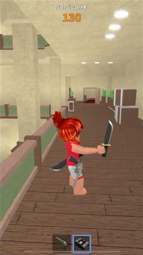 Trolling in mm2 with a fake knife 🤎 #roblox #rblx #mm2