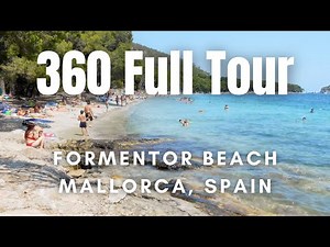 Formentor Beach Walk 2022 - 360 VR Tour - Mallorca, Spain 4K