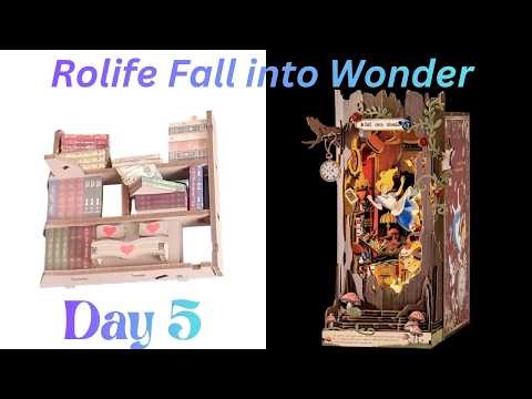 Day 5 - Rolife Fall into Wonder - Alice in Wonderland - Book Nook 3D Model
