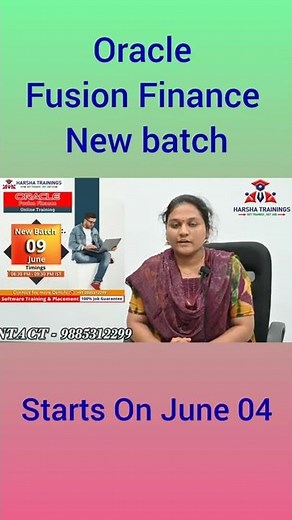 Oracle Fusion Finance | New Batch | Harsha Trainings | For training +91-9885312299
