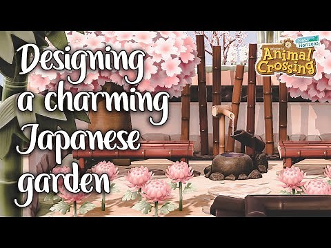 Designing a simple & beautiful Japanese Zen Garden | Simple tutorial | Animal Crossing New Horizons