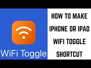 How to Make iPhone or iPad WiFi Toggle Shortcut