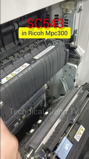 Sc543 in Ricoh mpc300 || Ricoh mpc300, mpc401 error sc543 ||#shortvideo #shorts #copier