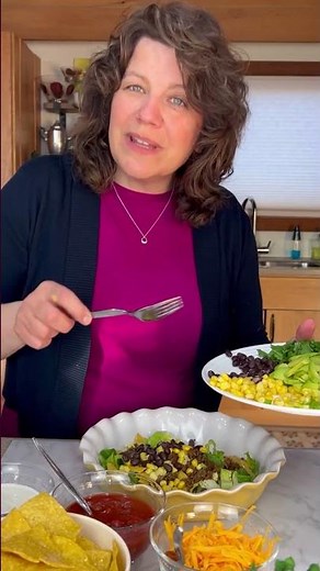 Make this amazing Taco Salad - no dressing required