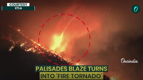 VIDEO: Los Angeles Fire Turns Into a Tornado? ‘Firenado’ Spinning Out of Control in Palisades