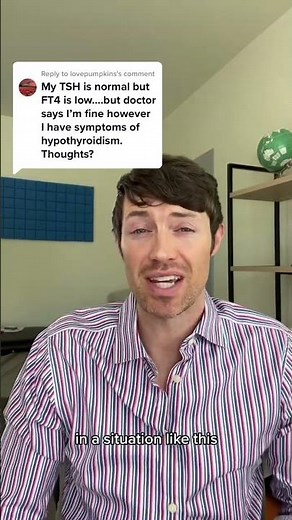 What does it mean if your TSH is normal but your free T4 is low?