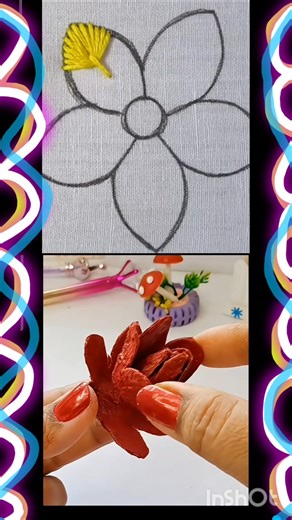 🌸Latest Flower Embroidery | Thread Work Tutorial on Suit​| Easy Thread Work Embroidery Designs